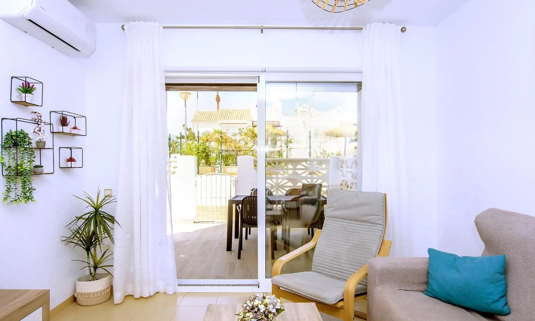Vera Playa Fantastico Bajo Jardin Piscina Wifi Ac 0*,